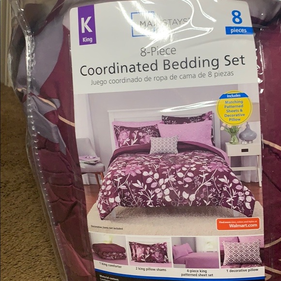 Mainstays Bedding Mainstays King Comforter Set Poshmark